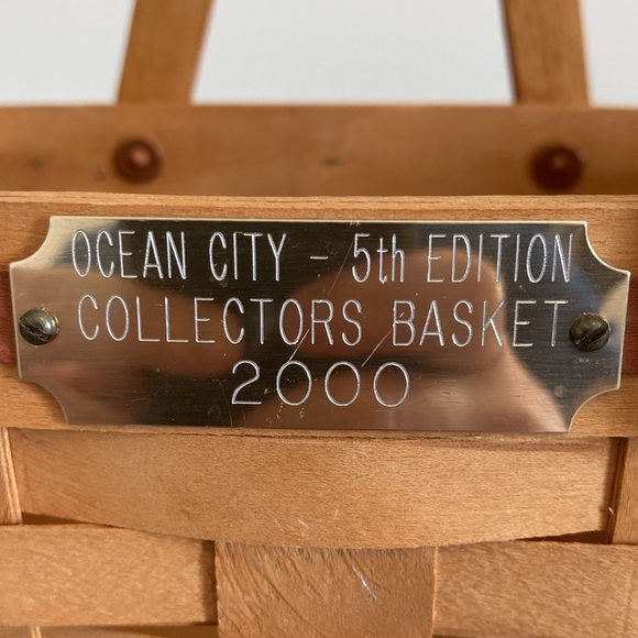 Longaberger Ocean City 5th Edition Collectors Basket 2000 VERY RARE - Picture 2 of 9